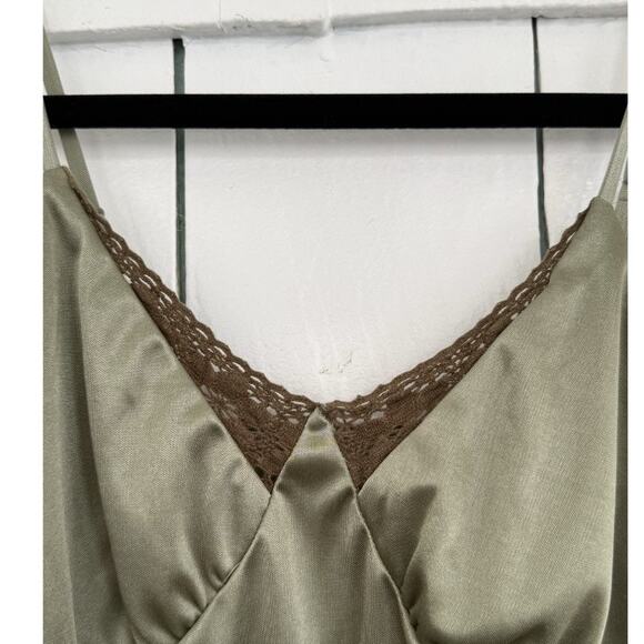 Vintage Xhilaration Women's Med Y2K Babydoll Cami Satin Dainty Coquette Tank Top - Picture 4 of 8